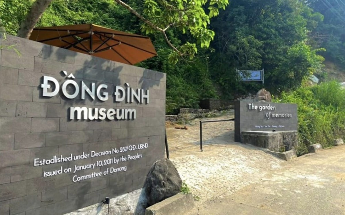 Bảo tàng Đồng Đình Sơn Trà: Giải mã Khu Vườn Ký Ức đầy nghệ thuật 1 Cổng vào Bảo tàng Đồng Đình Sơn Trà Đà Nẵng