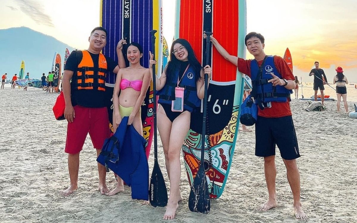Biển Mân Thái là địa điểm chèo SUP hút du khách