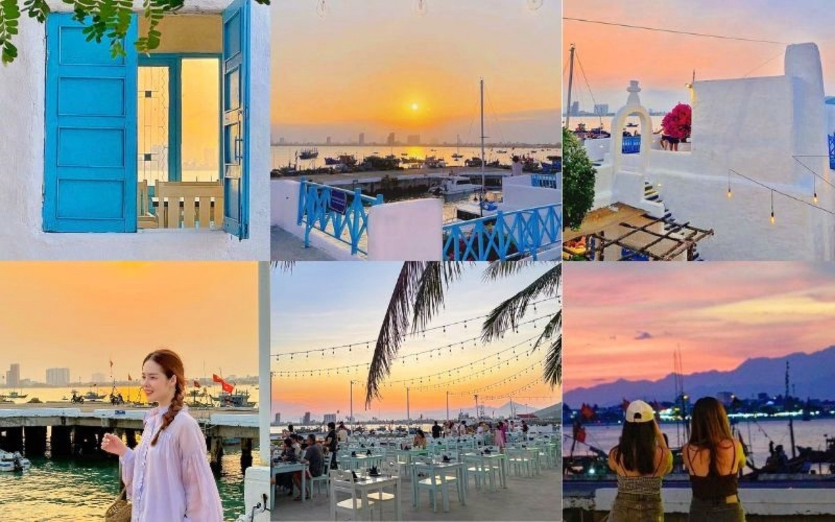 Marina Sơn Trà Đà Nẵng: Tọa độ "Santorini" giữa lòng bán đảo thơ mộng 4 Săn hoàng hôn tại quán cà phê Sơn Trà Marina