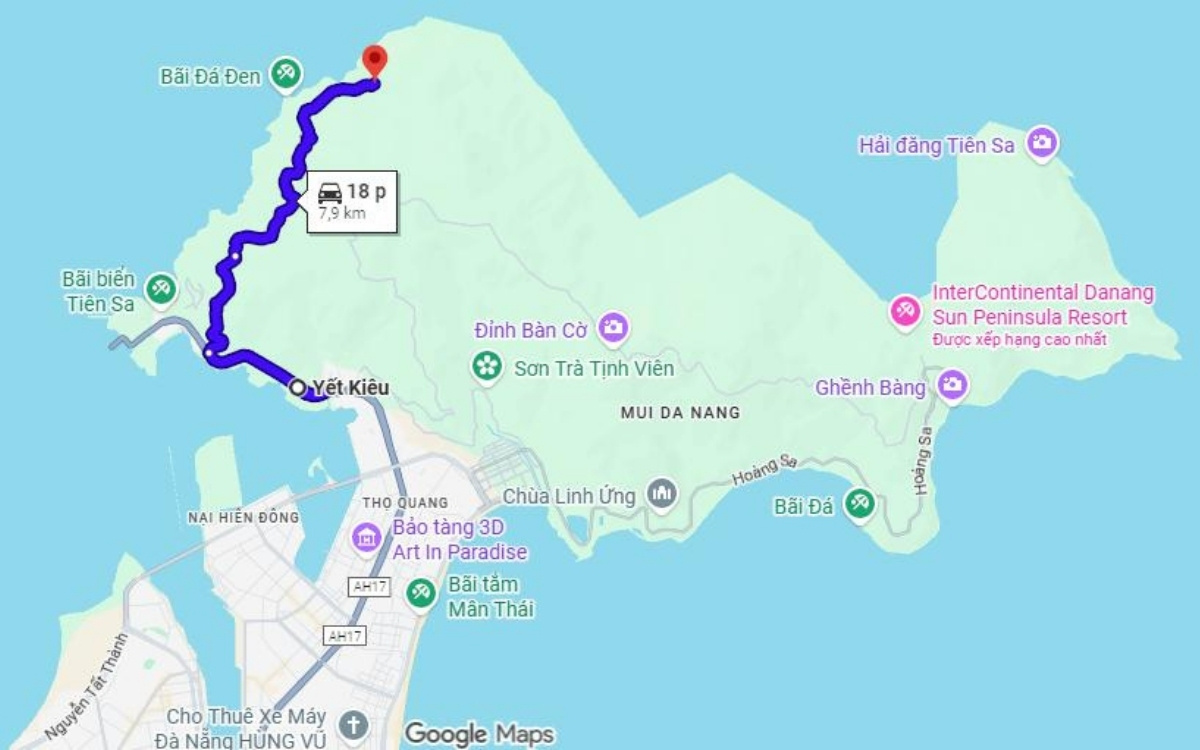 Suối Ôm Sơn Trà: Cẩm nang chinh phục và quy định mới nhất 2026 3 Hướng dẫn cung đường chinh phục Suối Ôm Sơn Trà Đà Nẵng